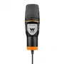 Woxter Micrófono Condensador Mic Studio Black con Trípode Ajustable